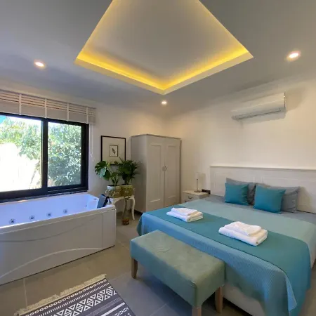 Remarkable With Jacuzzi, Private Pool And Backyard In Fethiye Villa