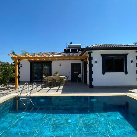Remarkable With Jacuzzi, Private Pool And Backyard In Fethiye