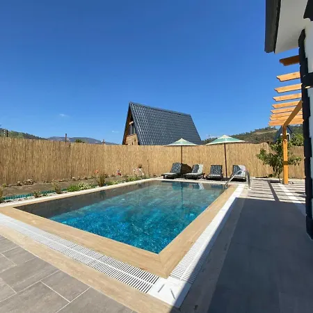 Villa Remarkable With Jacuzzi, Private Pool And Backyard In Fethiye Kargı